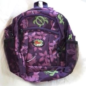American Travel Luggage and Bags Hawaii small purple backpack